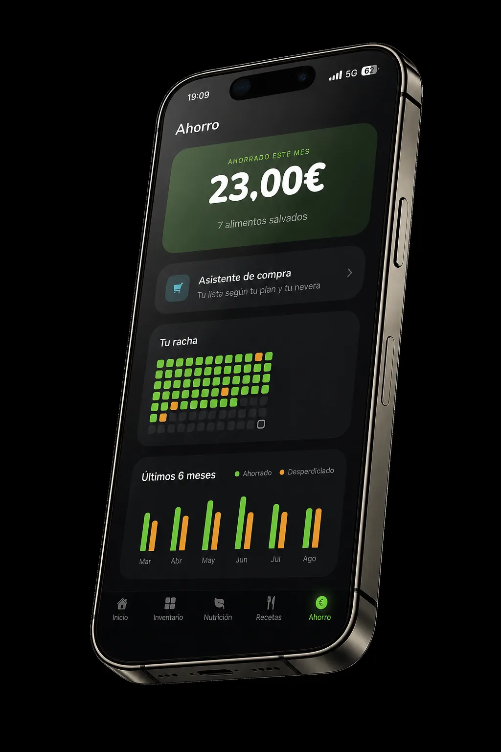Pantalla de ahorro de Fridgy