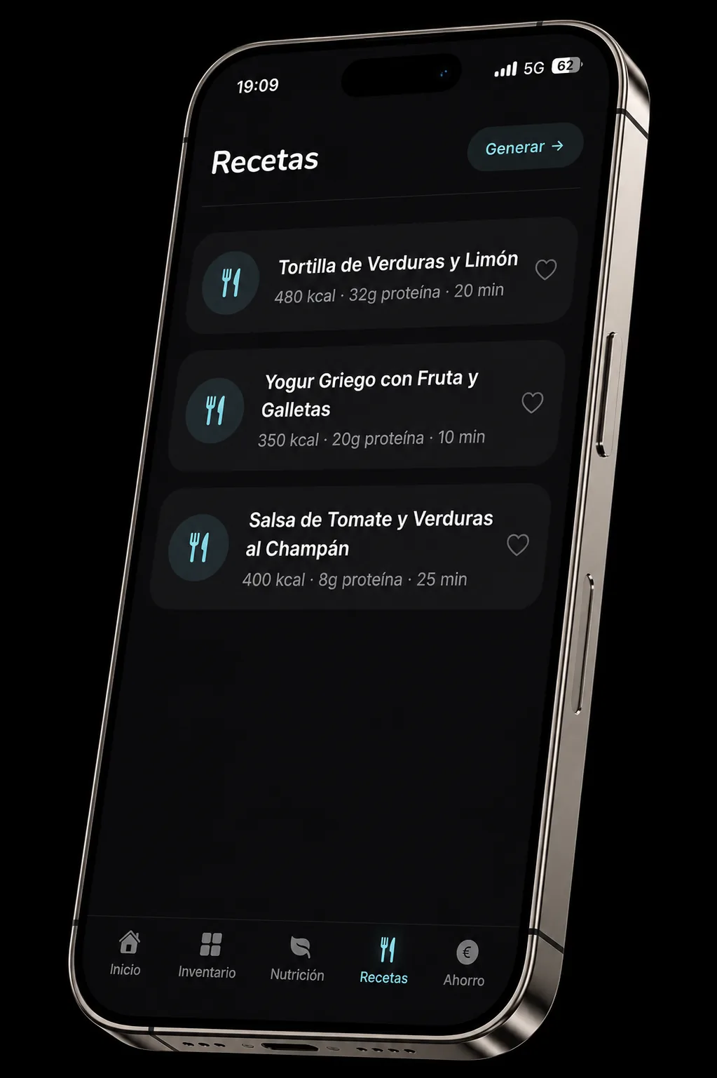 Recetas de Fridgy